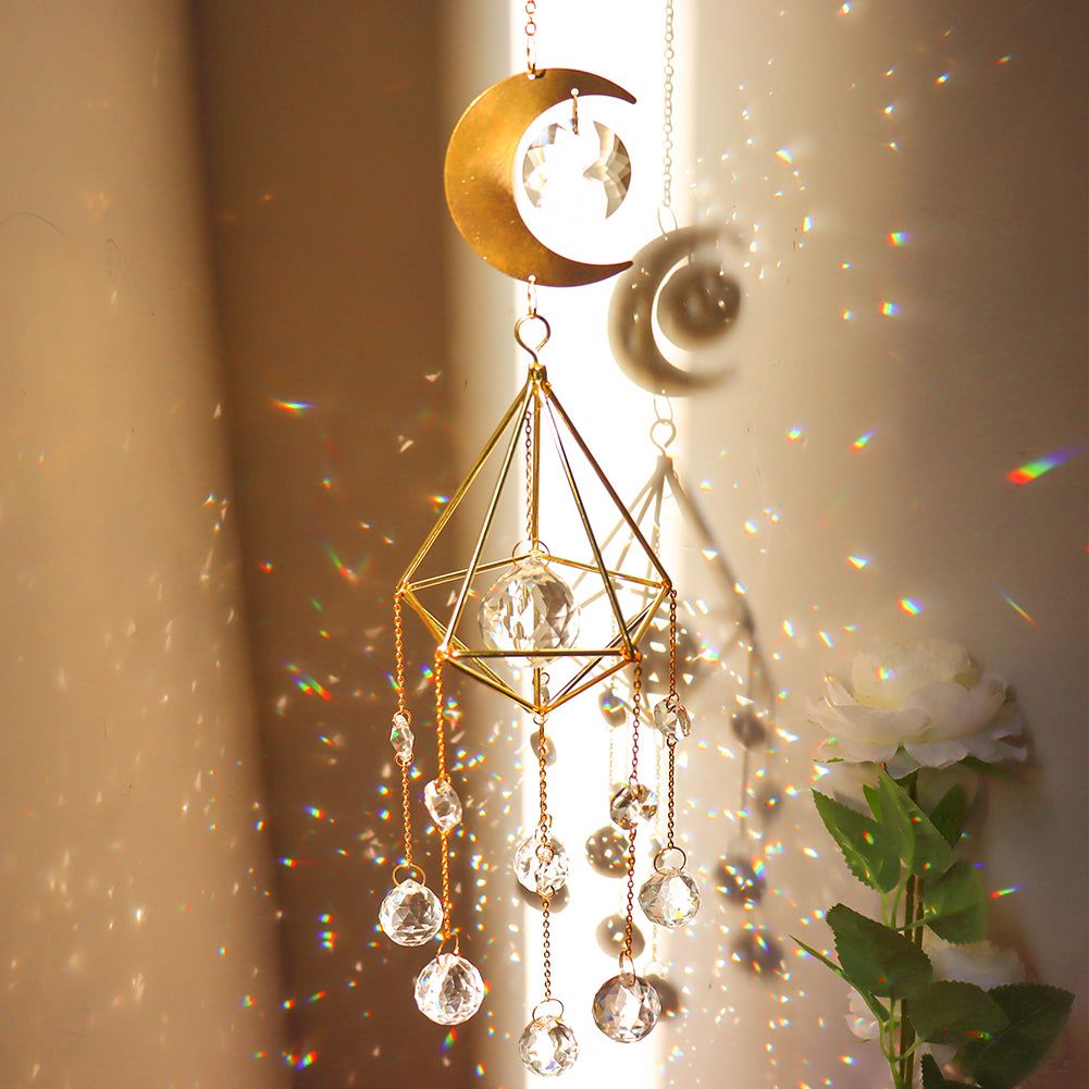 Big Crystal Prism Wind Chime Sun Catcher