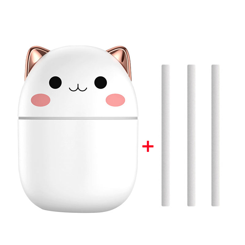 Ultra-Silent Cute Cat Air Humidifier with LED Light