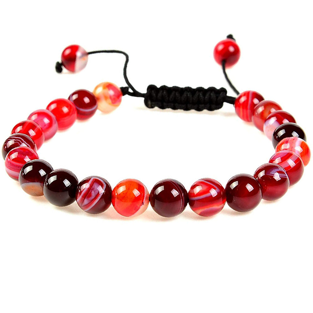 Natural Healing Crystal Stretch Bracelet 8mm Beads