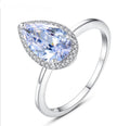 Sterling Silver Crystal Ring