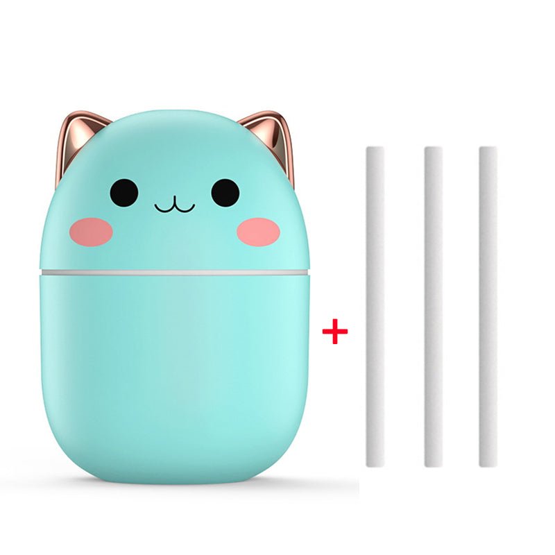 Ultra-Silent Cute Cat Air Humidifier with LED Light