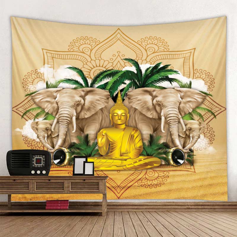Boho Yoga Meditation Colorful Chakra Decorative Tapestry Wall Hanging