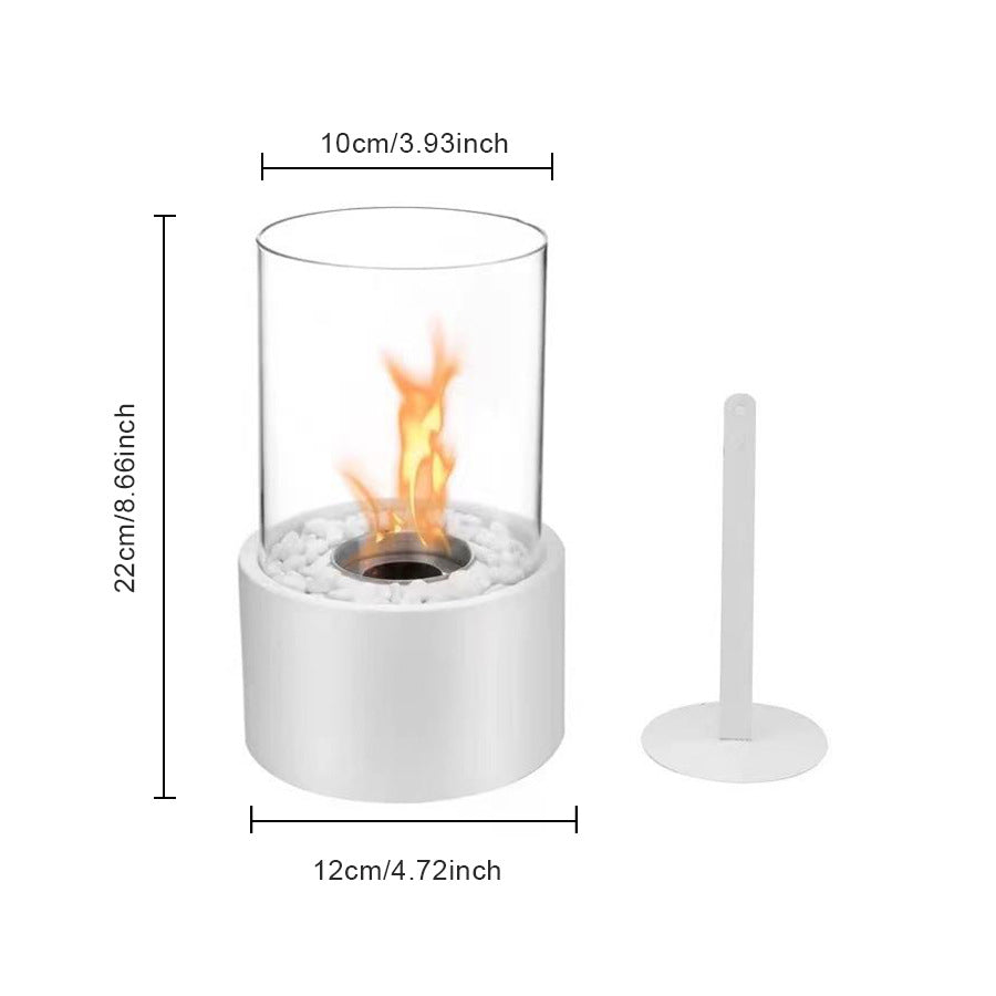 Portable Tabletop Fire Pit Concrete Bowl