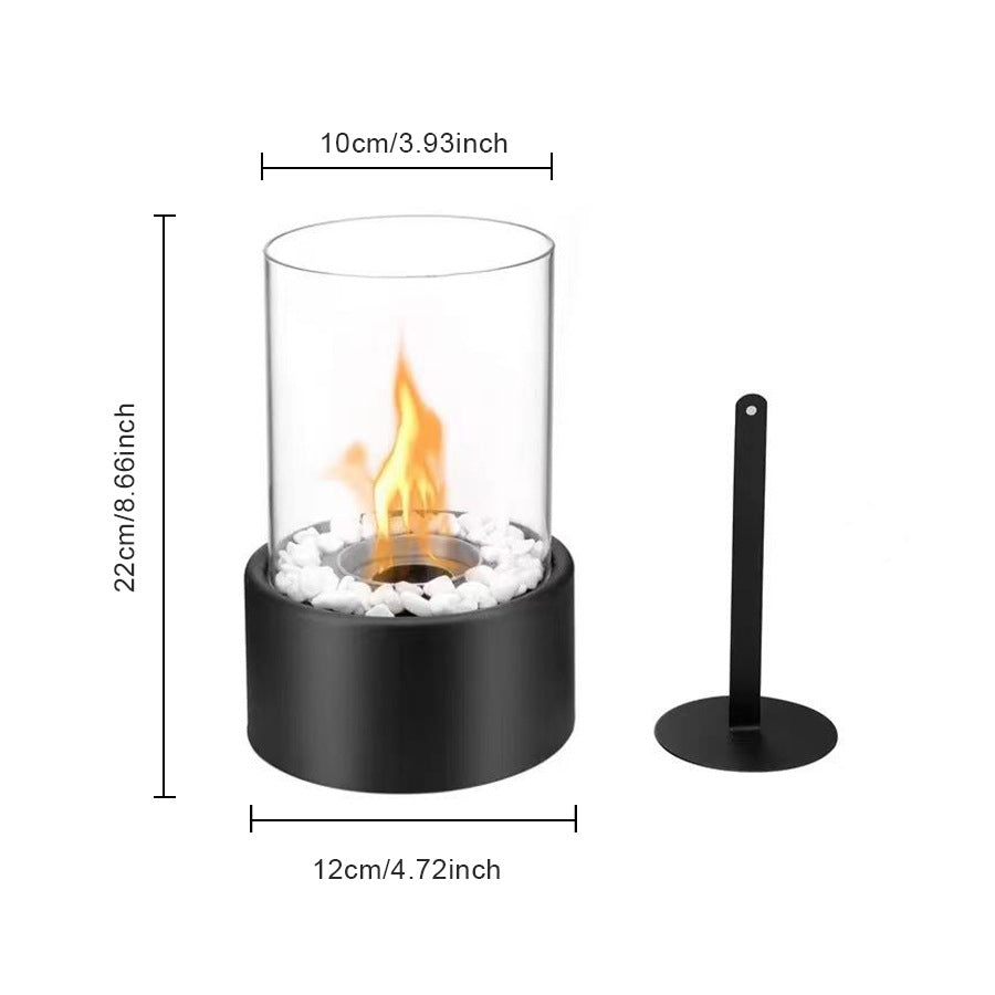 Portable Tabletop Fire Pit Concrete Bowl