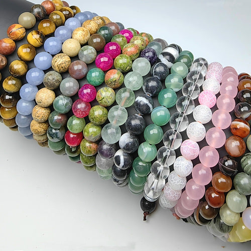 Chakra crystal stretch bracelet for energy healing