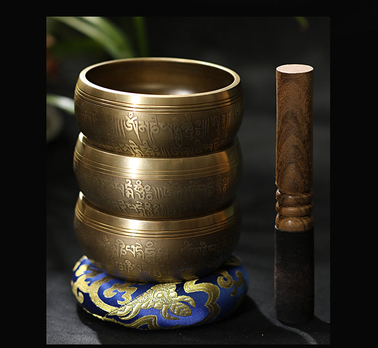 auspicious knot meditation sound bowl