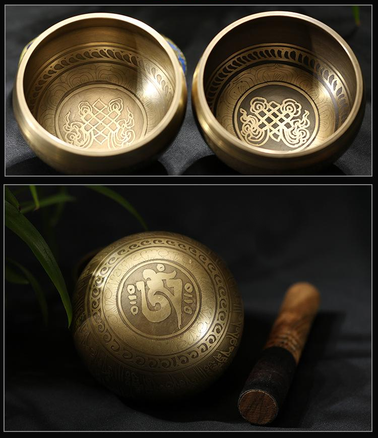 Tibetan singing bowl for mindfulness healing