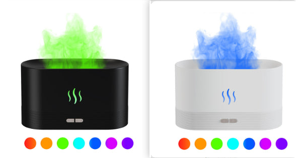 Aroma Diffuser with Flame Light Mist Humidifier