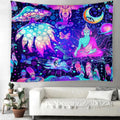 boho mushroom wall hanging tapestry