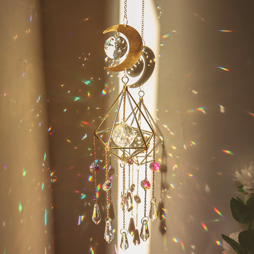 Big Crystal Prism Wind Chime Sun Catcher