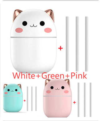 Ultra-Silent Cute Cat Air Humidifier with LED Light