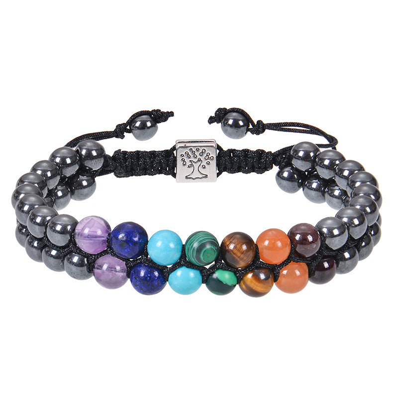 wellness chakra bracelet colorful beads