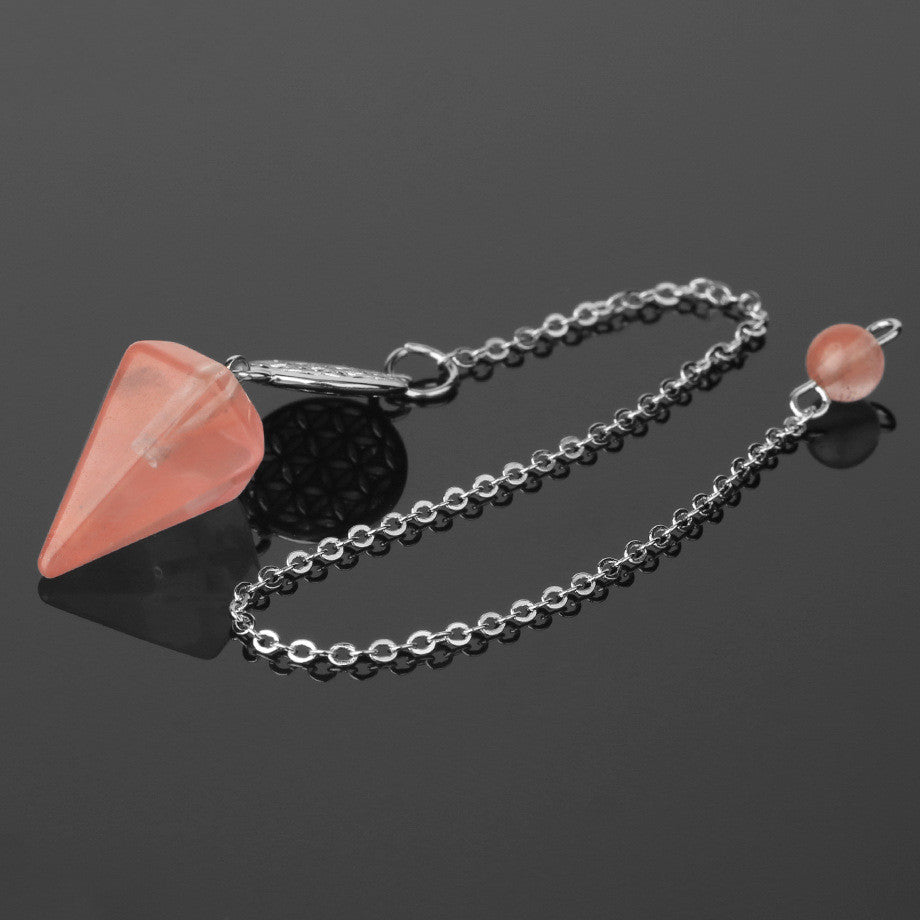 Crystal Pendulum Necklace for Energy & Balance