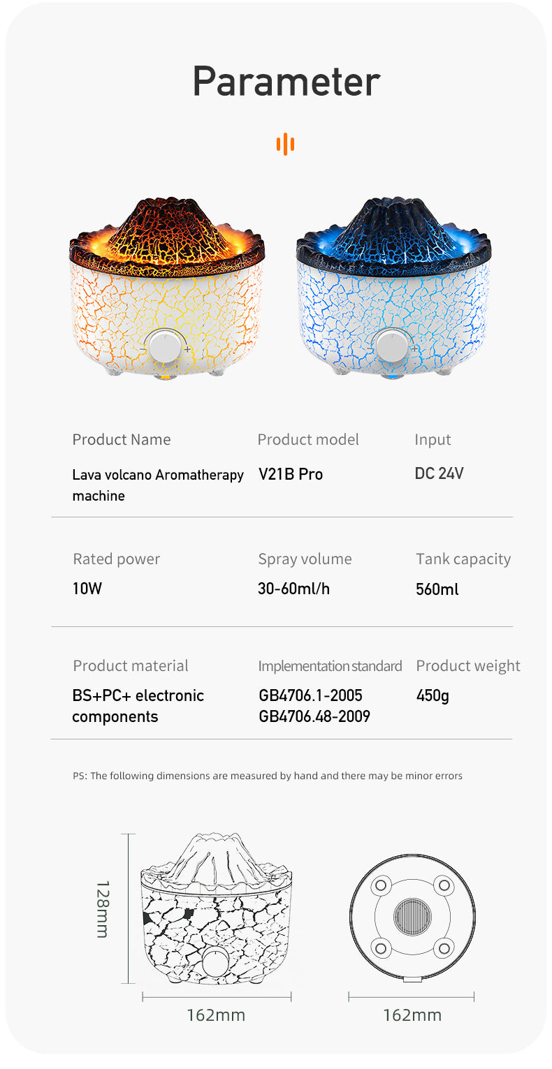 essential oil volcano diffuser