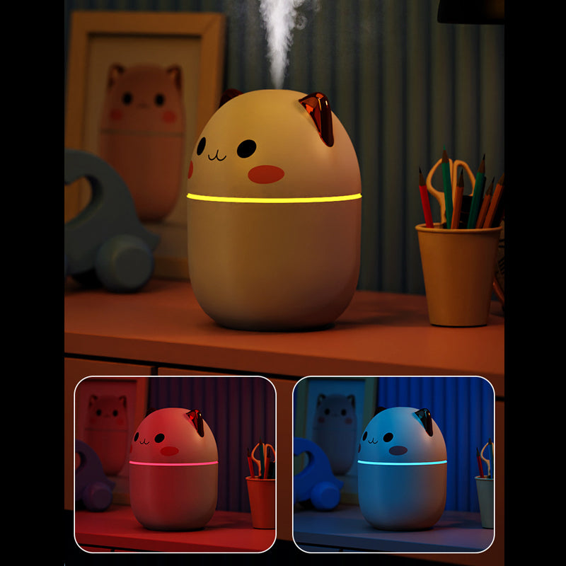 led cat humidifier with aromatherapy function