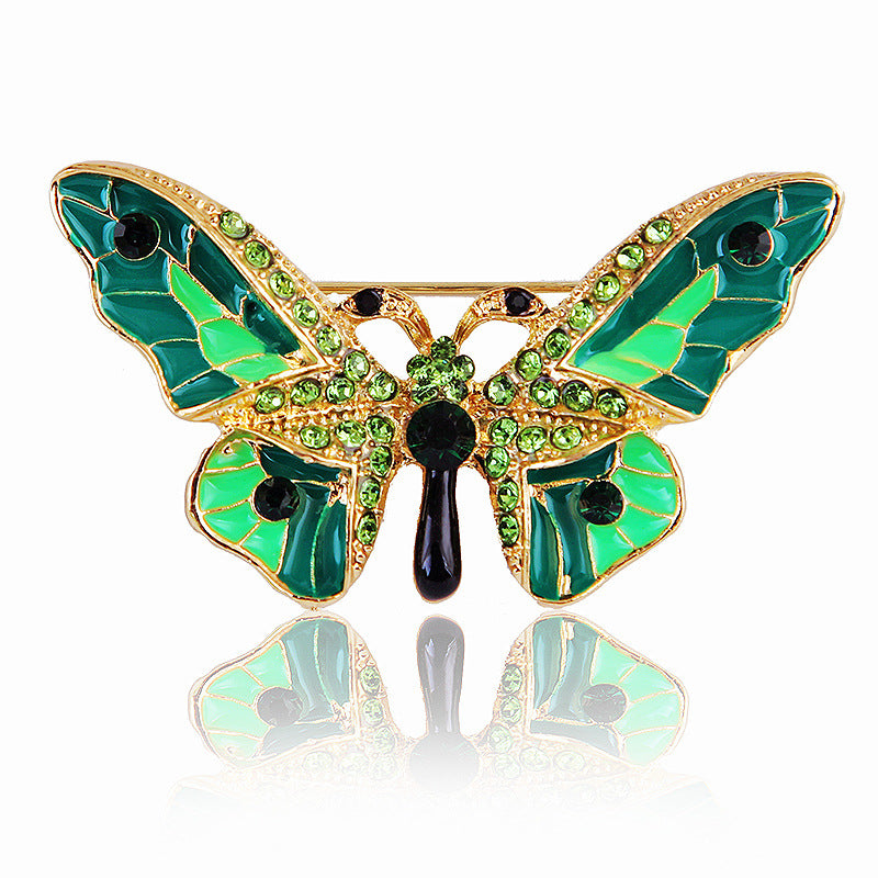 Colorful crystal brooch accessory for women styling