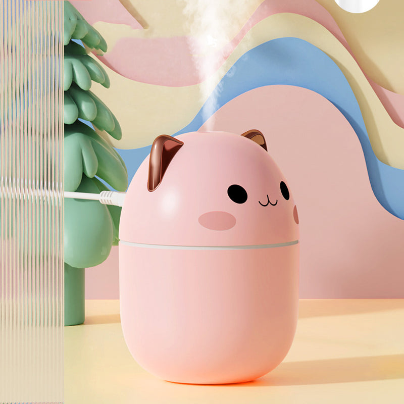 portable aromatherapy humidifier with led light