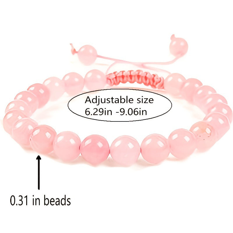 Natural Healing Crystal Stretch Bracelet 8mm Beads