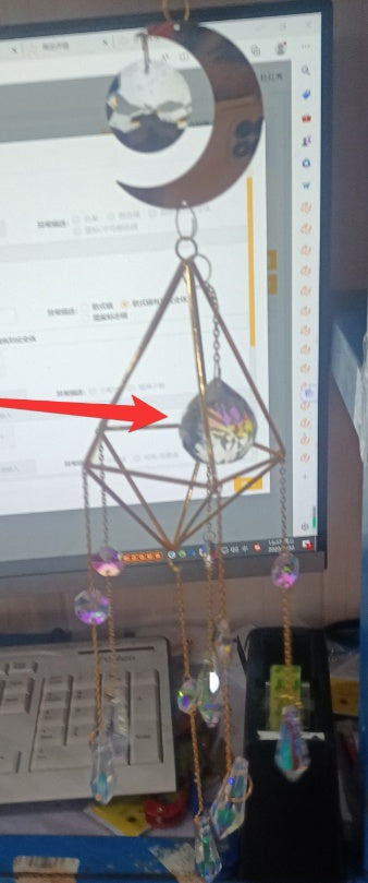Big Crystal Prism Wind Chime Sun Catcher