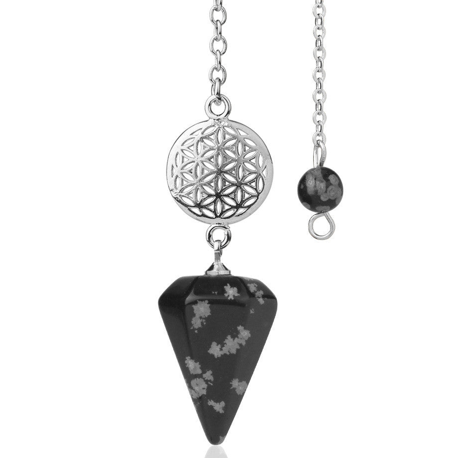 Crystal Pendulum Necklace for Energy & Balance