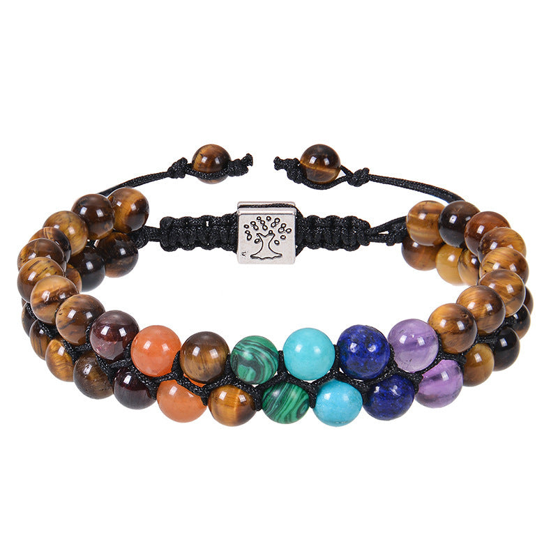 yoga chakra bracelet energy balance jewelry