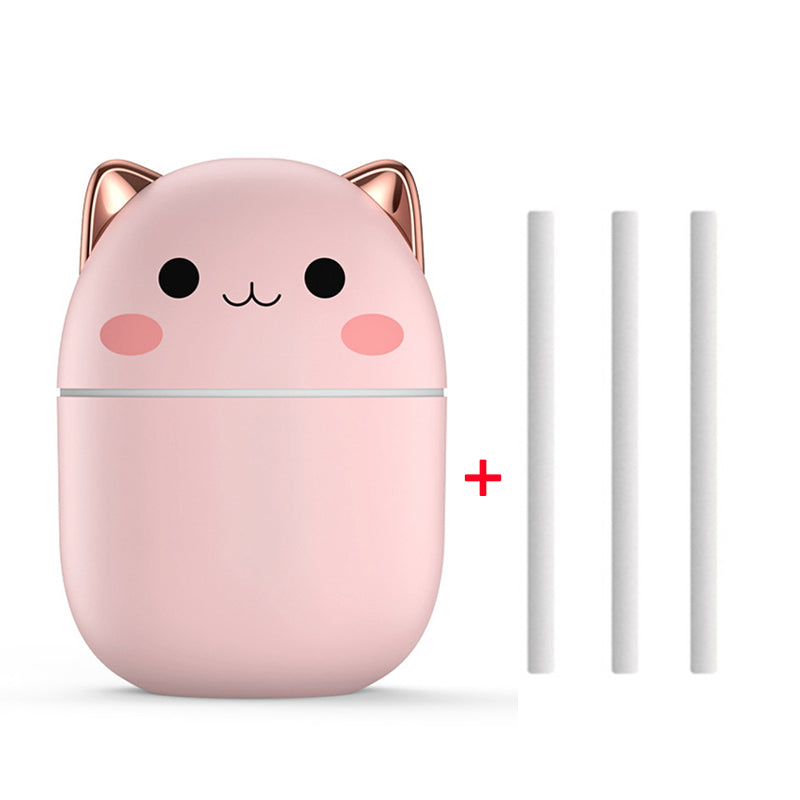 Ultra-Silent Cute Cat Air Humidifier with LED Light