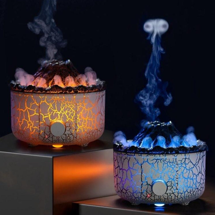 volcano flame humidifier diffuser
