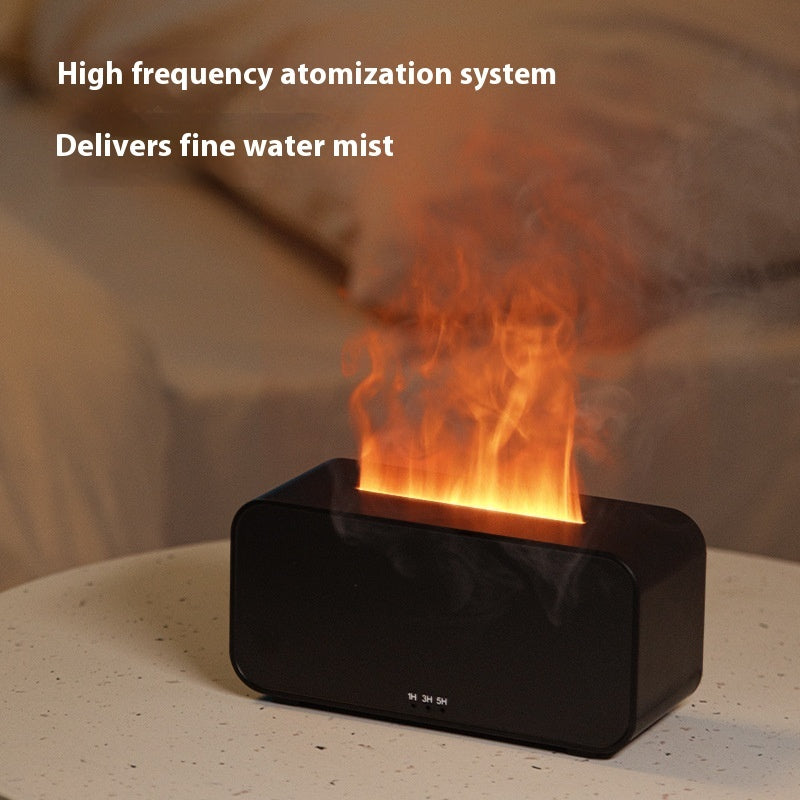 led flame air humidifier diffuser