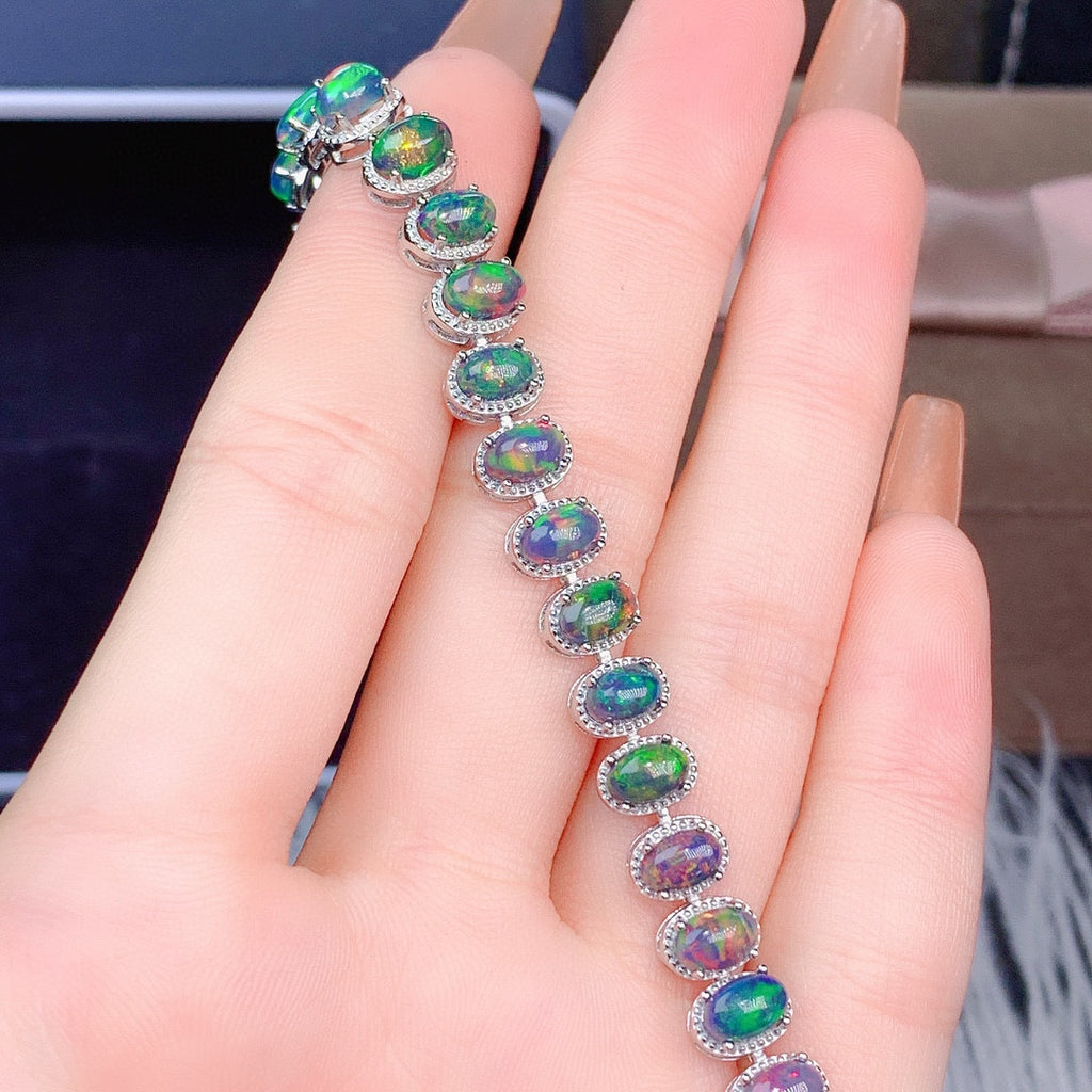 colorful opal bracelet luxury jewelry for women