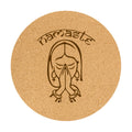 eco cork fitness mat for stretching and meditation