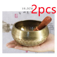 meditation bowl with soothing sound vibrations