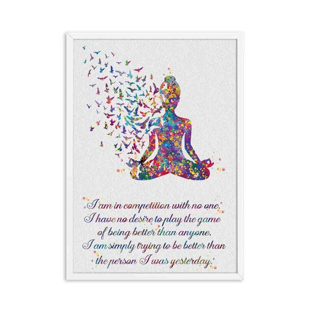 colorful buddha painting