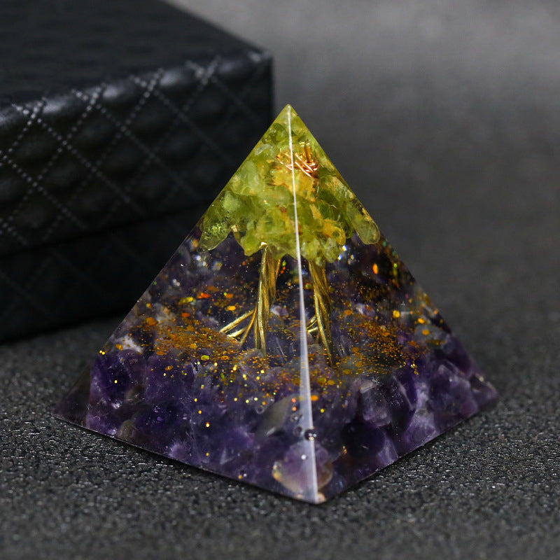 orgone energy pyramid for reiki chakra meditation