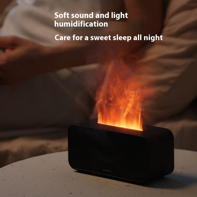 usb flame humidifier with timer