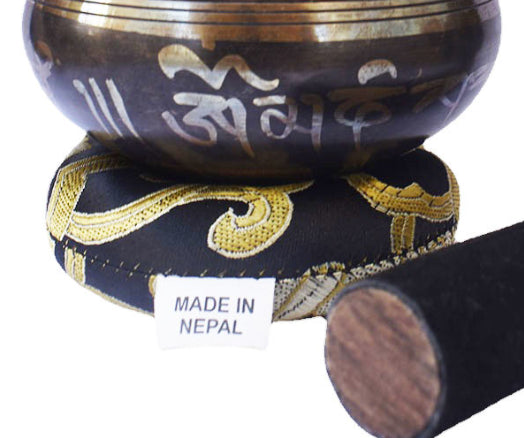 black yoga meditation accessory