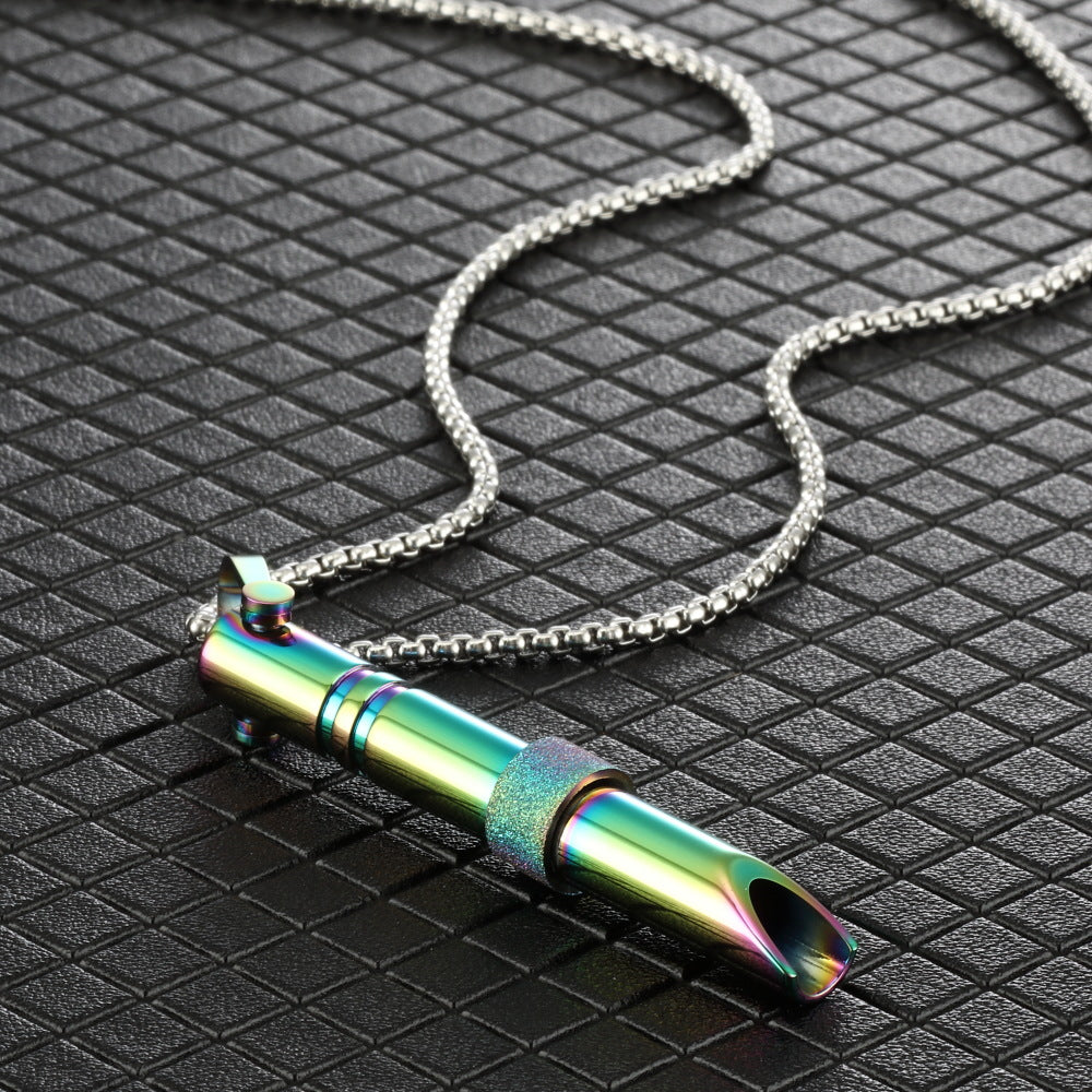 unisex stainless steel pendant necklace set