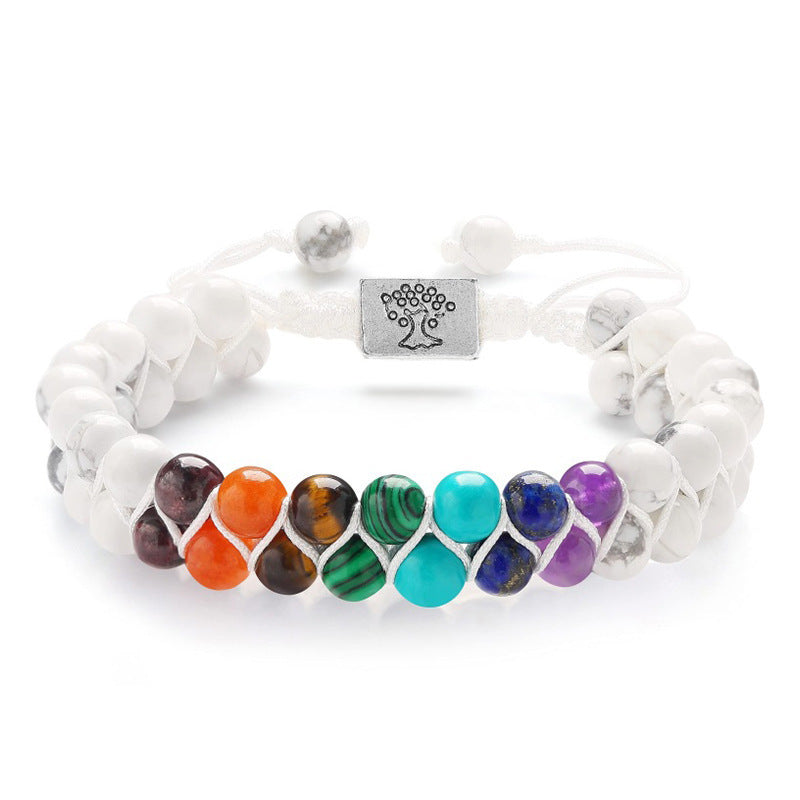 yoga chakra bracelet energy balance jewelry