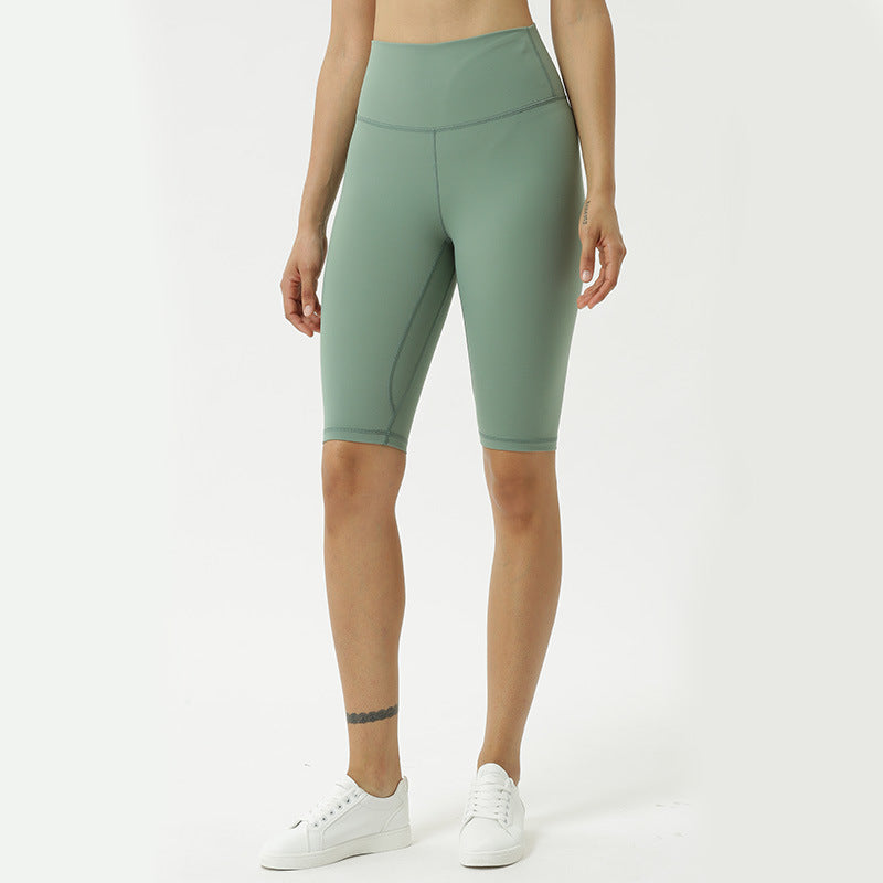 nude high waist yoga pants women