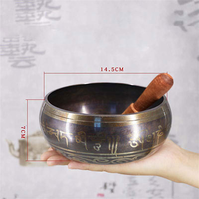 yoga singing bowl for calm and focus