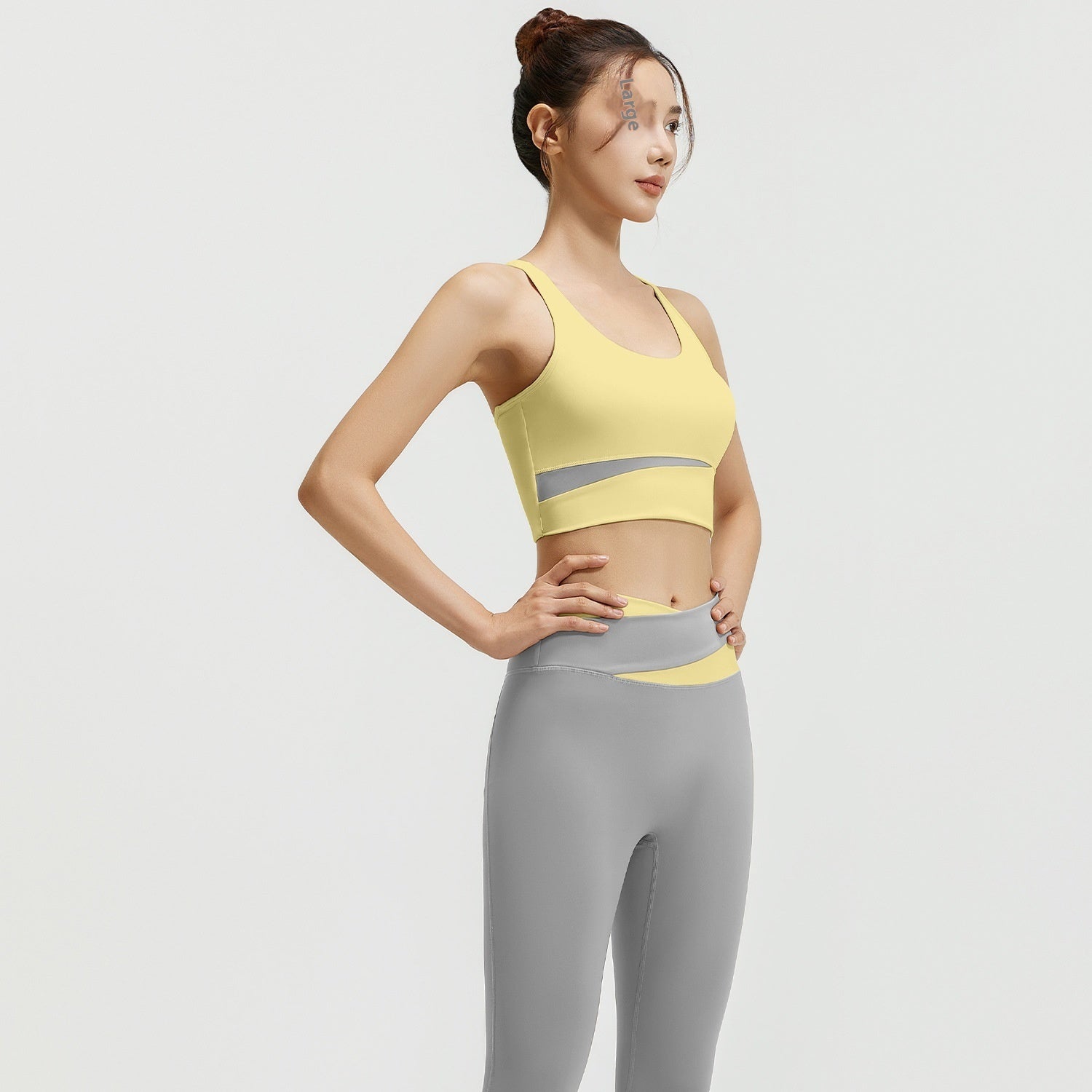 high waist yoga wear set