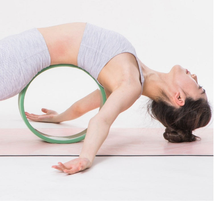 back stretching yoga wheel
